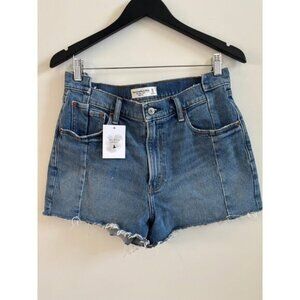Abercrombie Mom High Rise Shorts  30